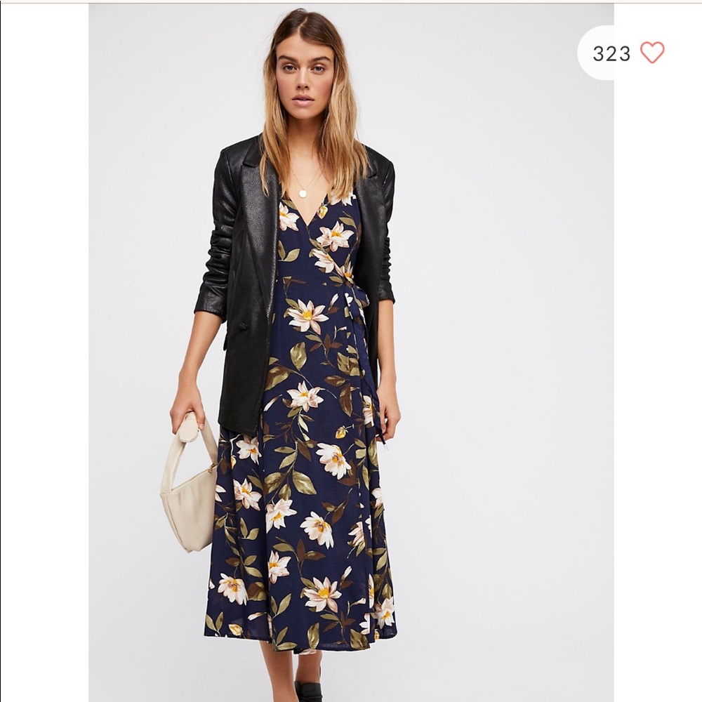 Free People Lennon Wrap Dress